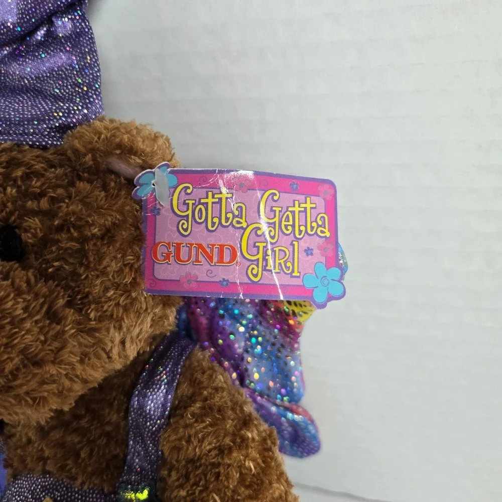 Gund Gotta Getta Girl Logan Bear Fairy Princess Plush Stuffed Animal Vintage